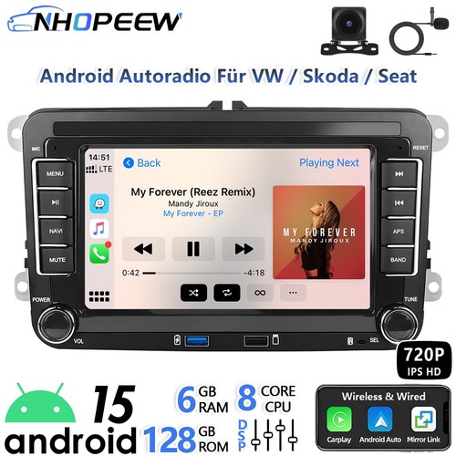 Android15 radio 8core 128gb - radio, 6+128gb
