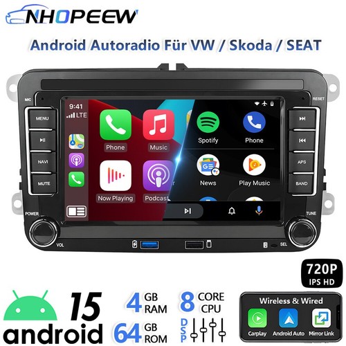 Carplay 8core 64g android - 8core, 4+64g
