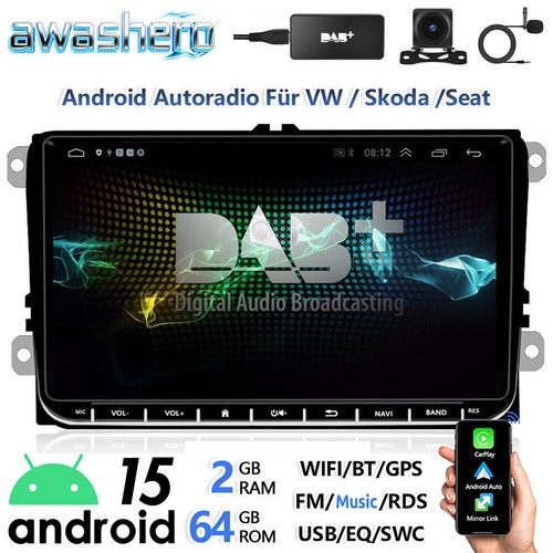 Dab android 15 autoradio - 9",